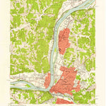 United States Geological Survey Parkersburg, WV-OH (1957, 24000-Scale) digital map