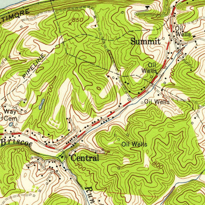 United States Geological Survey Parkersburg, WV-OH (1957, 24000-Scale) digital map