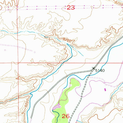 United States Geological Survey Parkerton, WY (1949, 24000-Scale) digital map
