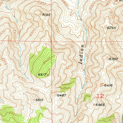 United States Geological Survey Parkerton, WY (1949, 24000-Scale) digital map