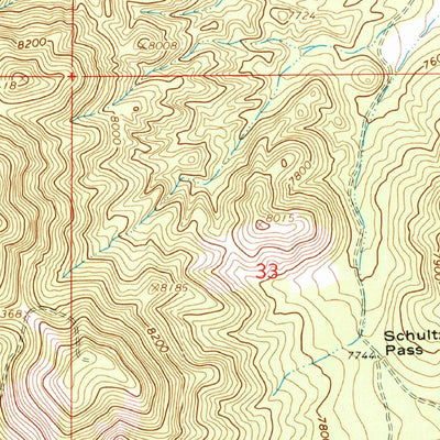 United States Geological Survey Parks, AZ (1966, 24000-Scale) digital map