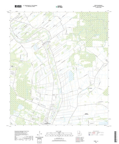 United States Geological Survey Parks, LA (2020, 24000-Scale) digital map