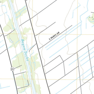 United States Geological Survey Parks, LA (2020, 24000-Scale) digital map