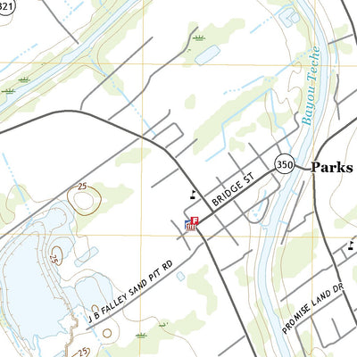 United States Geological Survey Parks, LA (2020, 24000-Scale) digital map