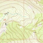 United States Geological Survey Parks Peak, ID (1969, 24000-Scale) digital map