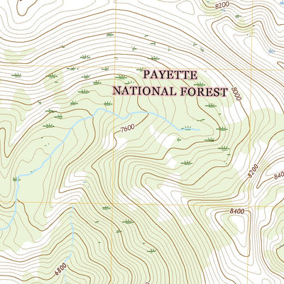 United States Geological Survey Parks Peak, ID (2020, 24000-Scale) digital map
