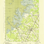 United States Geological Survey Parksley, VA (1943, 31680-Scale) digital map
