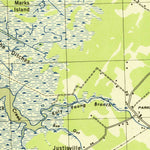 United States Geological Survey Parksley, VA (1943, 31680-Scale) digital map