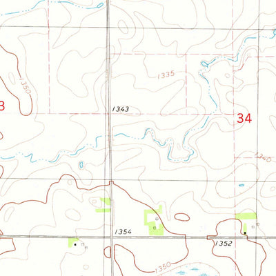 United States Geological Survey Parkston, SD (1980, 24000-Scale) digital map