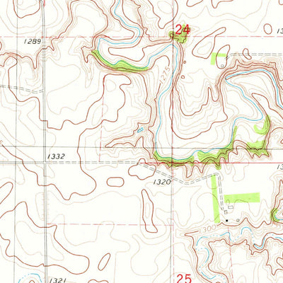 United States Geological Survey Parkston, SD (1980, 24000-Scale) digital map