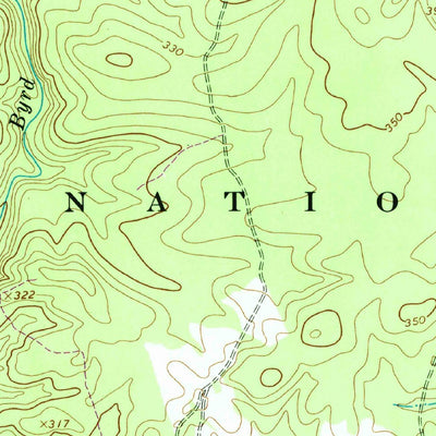 United States Geological Survey Parksville, SC-GA (1964, 24000-Scale) digital map