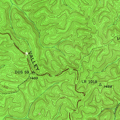 United States Geological Survey Parksville, TN (1942, 24000-Scale) digital map