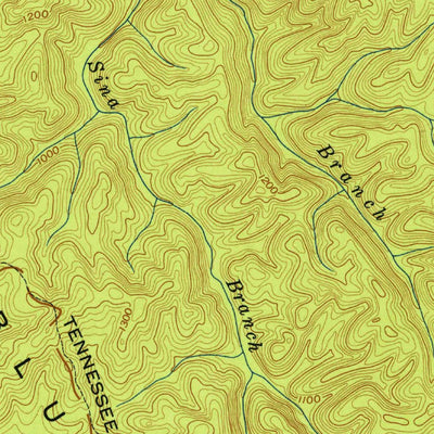 United States Geological Survey Parksville, TN (1943, 24000-Scale) digital map