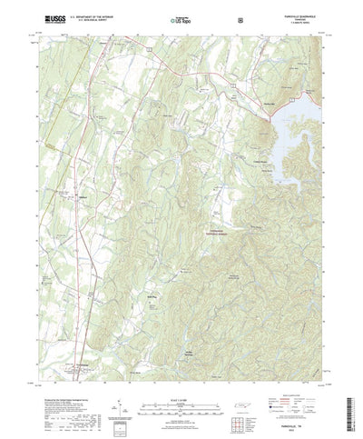 United States Geological Survey Parksville, TN (2022, 24000-Scale) digital map