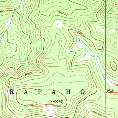 United States Geological Survey Parkview Mountain, CO (1956, 24000-Scale) digital map