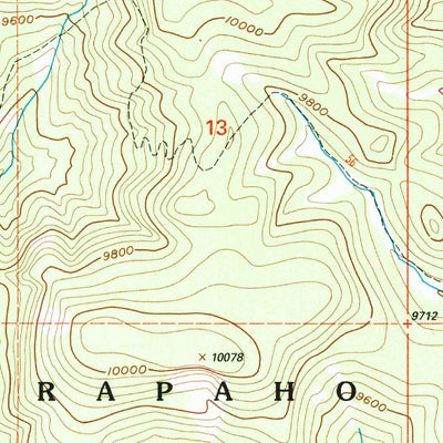 United States Geological Survey Parkview Mountain, CO (2000, 24000-Scale) digital map