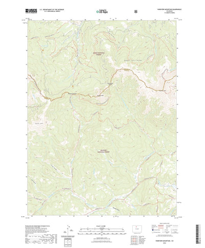 United States Geological Survey Parkview Mountain, CO (2022, 24000-Scale) digital map