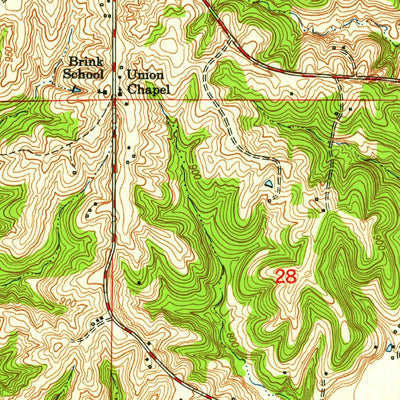 United States Geological Survey Parkville, MO-KS (1948, 24000-Scale) digital map