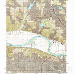 United States Geological Survey Parkville, MO-KS (1996, 24000-Scale) digital map