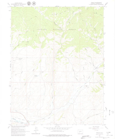 United States Geological Survey Parlin, CO (1964, 24000-Scale) digital map