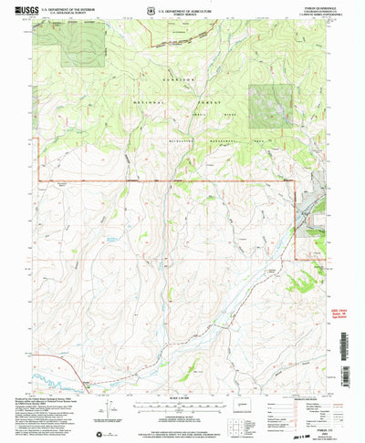 United States Geological Survey Parlin, CO (2001, 24000-Scale) digital map
