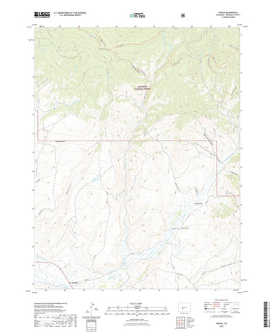 United States Geological Survey Parlin, CO (2022, 24000-Scale) digital map