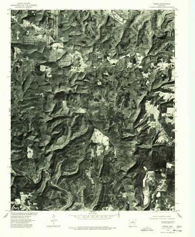 United States Geological Survey Parma, AR (1976, 24000-Scale) digital map