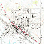 United States Geological Survey Parma, ID-OR (1965, 24000-Scale) digital map