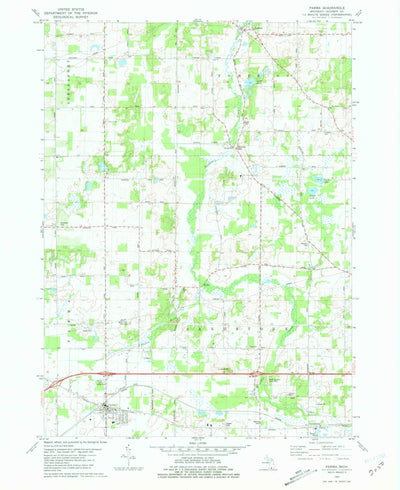 United States Geological Survey Parma, MI (1981, 24000-Scale) digital map