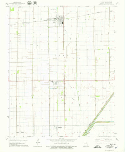United States Geological Survey Parma, MO (1978, 24000-Scale) digital map