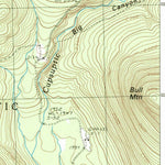 United States Geological Survey Parmachenee Lake, ME (1990, 24000-Scale) digital map