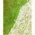 United States Geological Survey Parnassus, VA-WV (1944, 62500-Scale) digital map