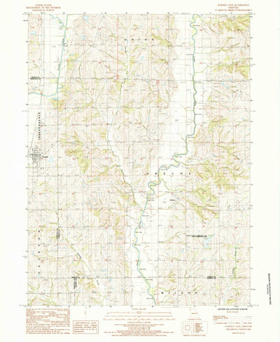 United States Geological Survey Parnell East, MO (1984, 24000-Scale) digital map