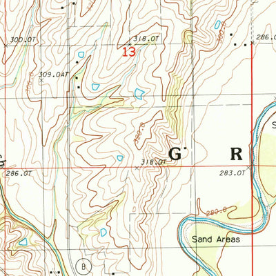 United States Geological Survey Parnell East, MO (1984, 24000-Scale) digital map