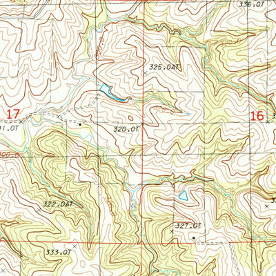 United States Geological Survey Parnell East, MO (1984, 24000-Scale) digital map