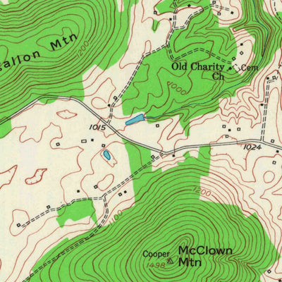 United States Geological Survey Parnell, KY (1953, 24000-Scale) digital map