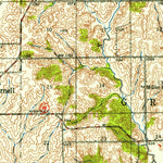 United States Geological Survey Parnell, MO (1940, 62500-Scale) digital map