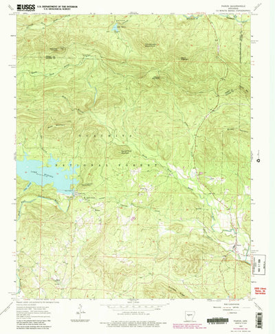 United States Geological Survey Paron, AR (1963, 24000-Scale) digital map