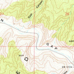 United States Geological Survey Parowan Gap, UT (1971, 24000-Scale) digital map
