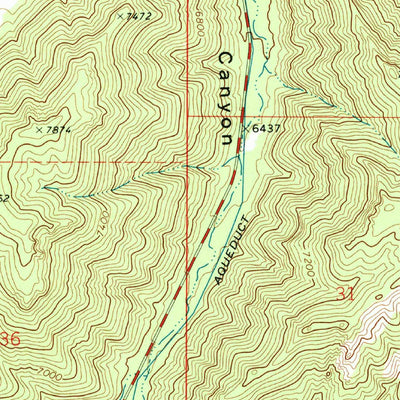 United States Geological Survey Parowan, UT (1971, 24000-Scale) digital map