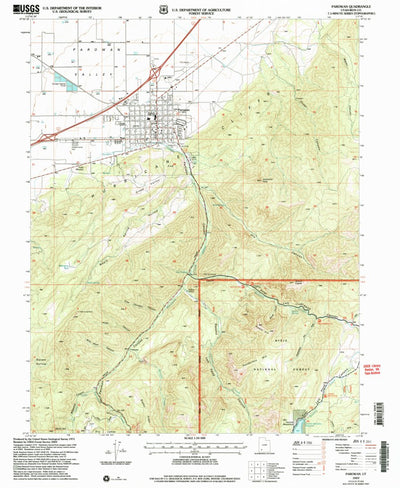 United States Geological Survey Parowan, UT (2002, 24000-Scale) digital map