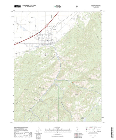United States Geological Survey Parowan, UT (2023, 24000-Scale) digital map