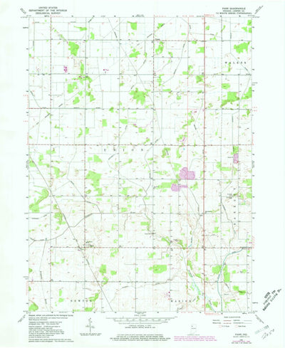 United States Geological Survey Parr, IN (1962, 24000-Scale) digital map