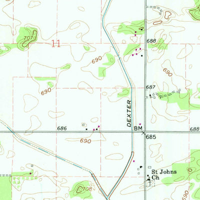 United States Geological Survey Parr, IN (1962, 24000-Scale) digital map