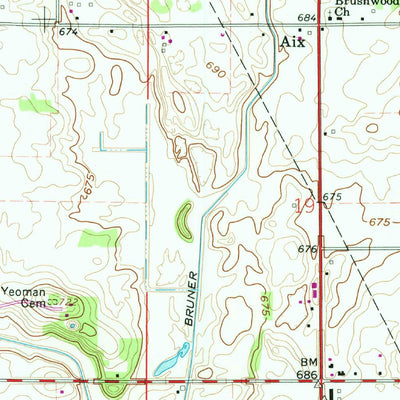 United States Geological Survey Parr, IN (1962, 24000-Scale) digital map