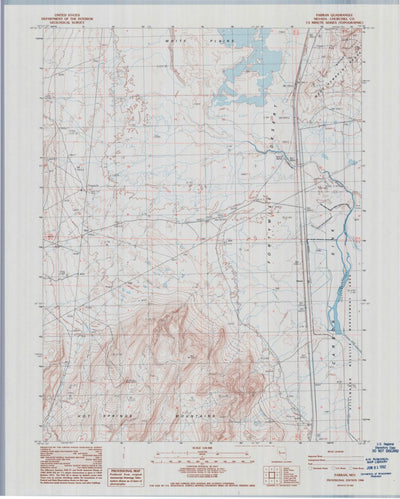 United States Geological Survey Parran, NV (1986, 24000-Scale) digital map