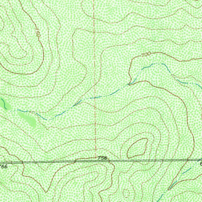 United States Geological Survey Parrilla Creek NW, TX (1968, 24000-Scale) digital map
