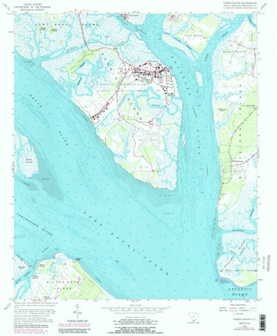 United States Geological Survey Parris Island, SC (1956, 24000-Scale) digital map