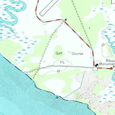 United States Geological Survey Parris Island, SC (1956, 24000-Scale) digital map