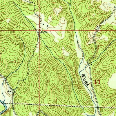 United States Geological Survey Parrish, AL (1951, 24000-Scale) digital map